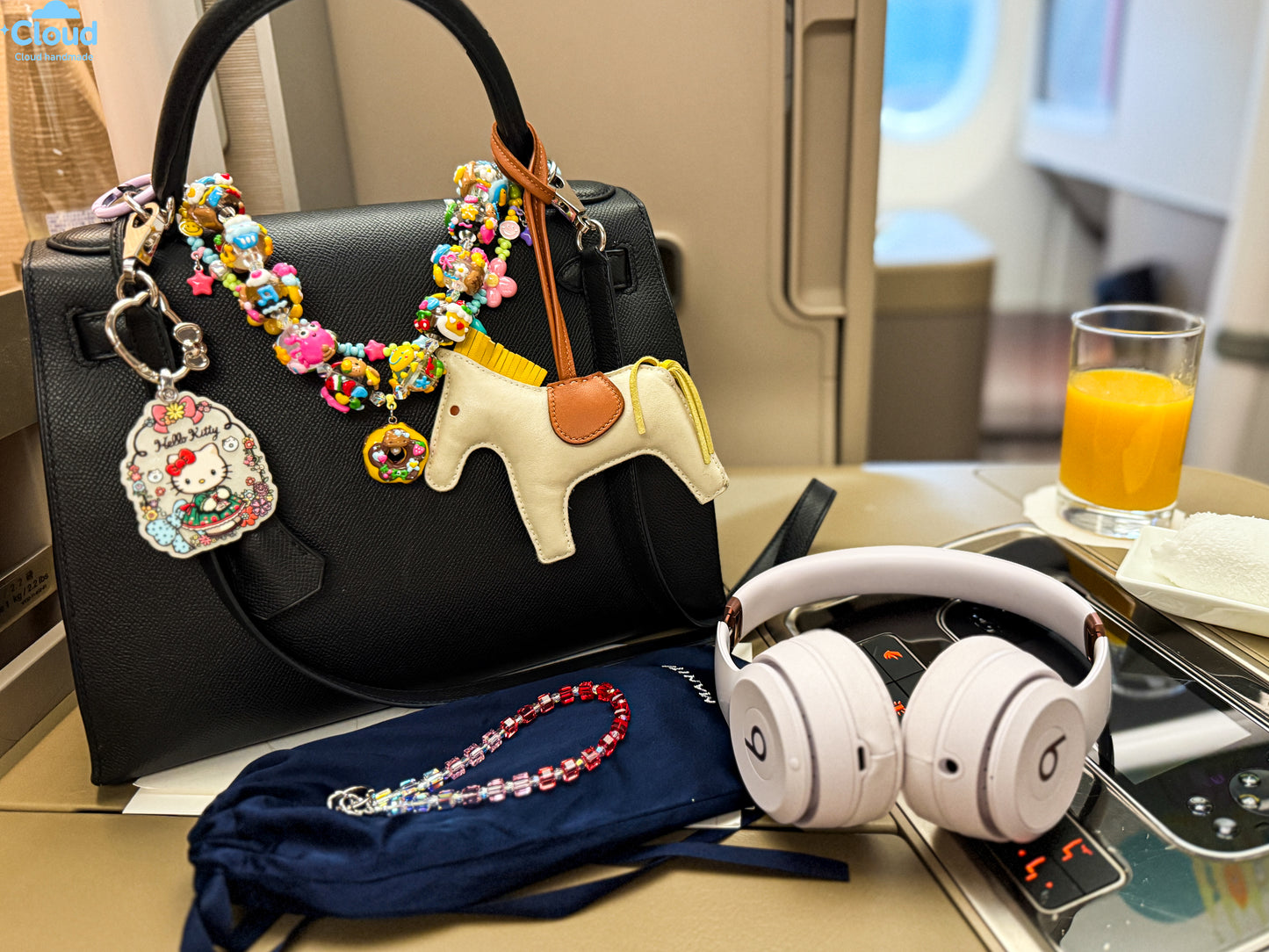 Bag Charm Hand painted Mengli