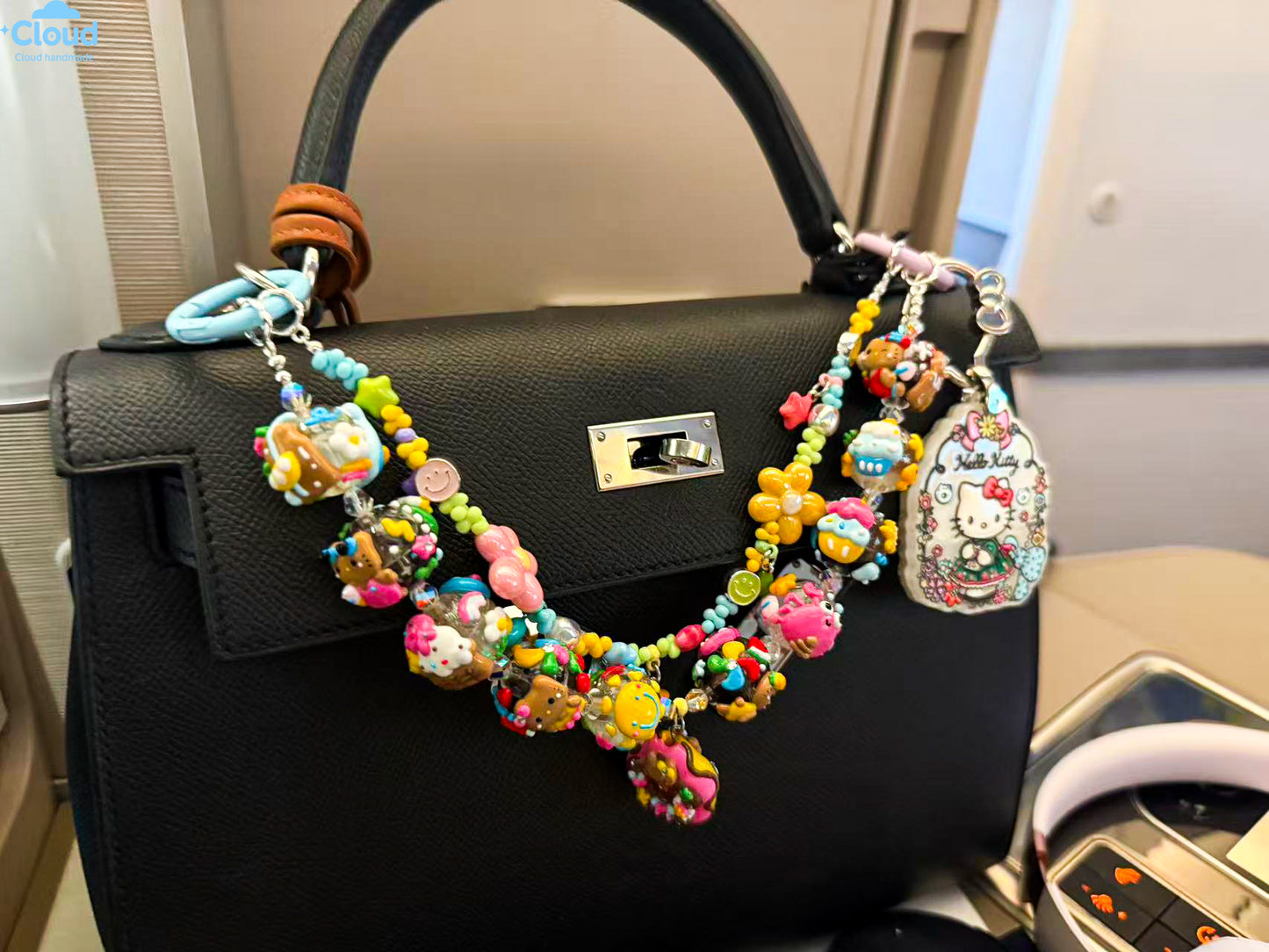Bag Charm Hand painted Mengli
