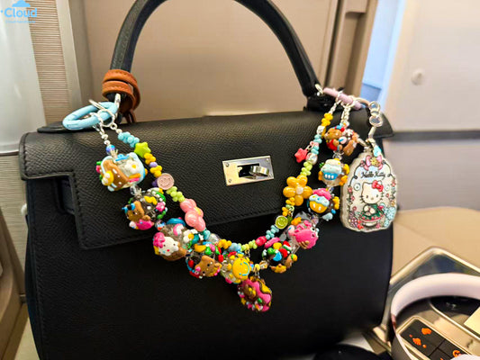 Bag Charm Hand painted Mengli