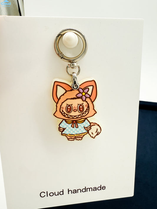 Acetic acid keychain 1