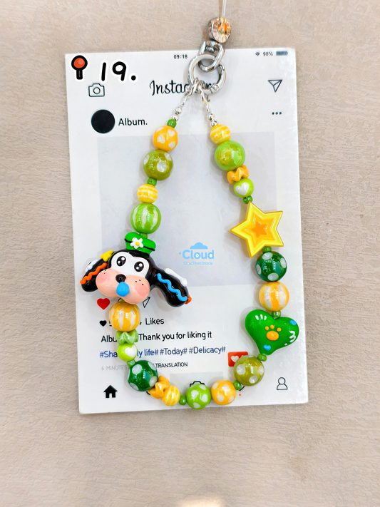 Phone Charm Handpainted