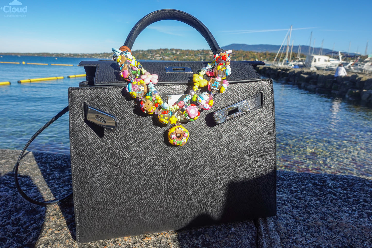 Bag Charm Hand painted Mengli
