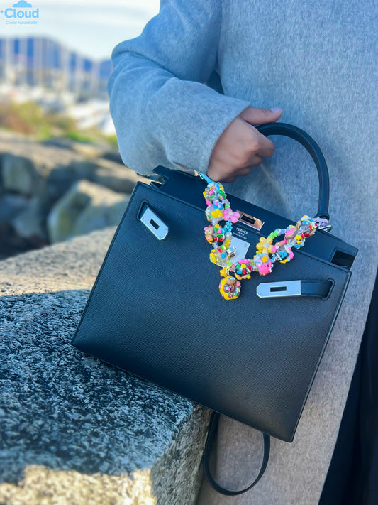 Bag Charm Hand painted Mengli