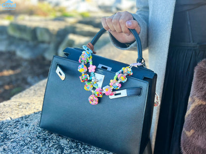 Bag Charm Hand painted Mengli