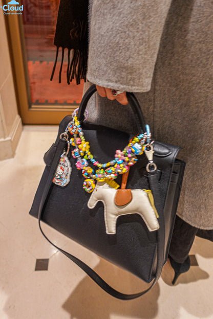 Bag Charm Hand painted Mengli